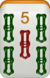 5 Bam Mah Jongg tile